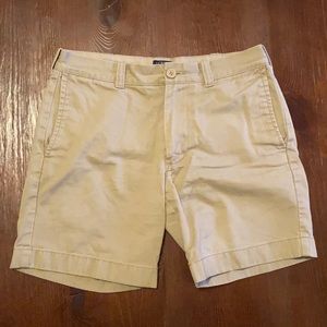 Tan J. Crew Men’s Khaki Shorts